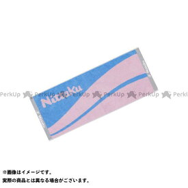 正規品／Nittaku ウェーブ ミッドタオル（ピンク） NL-9259 日本卓球 スポーツ キャンプ