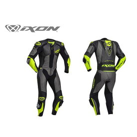 IXON レーシングスーツ VENDETTA（ブラック/アントラシート/イエロー） サイズ：L 102201025 IXON レーシングスーツ バイク