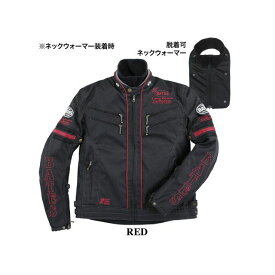 正規品／BATES 2023-2024秋冬モデル BJ-NA2352TT ナイロンジャケット（レッド） サイズ：XXL BJ-NA2352TT ベイツ ジャケット バイク