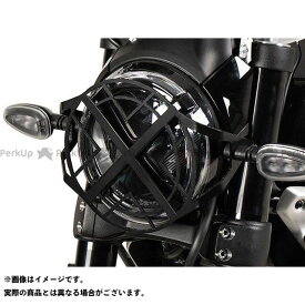 正規品／HEPCO＆BECKER ヘッドライトグリル（ブラック） 700-7654-0001 ヘプコ＆ベッカー ヘッドライト・バルブ バイク スクランブラー スクランブラー フルスロットル スクランブラー アイコン