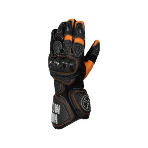 イエローコーン 2023-2024秋冬モデル YG-348W ウィンターグローブ(ブラック/アイボリー/オレンジ) サイズ LL YG-348W