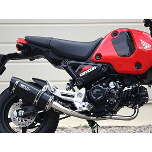 ダブルアールズ フルエキゾースト SS-OVAL F-BLACKチタンタイプ GROM LF1180JM