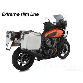 Wunderlich サイドケース「EXTREME slimLine」LRset（ナチュラルアルミニウム） W90610-100 ワンダーリッヒ ツーリング用バッグ バイク パンアメリカ1250