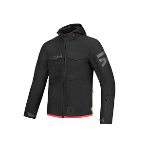 IXON ジャケット M-PARK WP A(ブラック/ブライトレッド) サイズ M 105101087