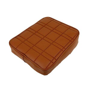 グロンドマン クロスカブ110(JA60/JA45)/スーパーカブ110(JA59)TYPE4 チェック シートカバー ピニオンシート専用 日本製/3D-立体裁断/張替(座面チェック柄 オーカー(黄土色)/パイピングオー