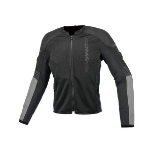 コミネ 2024春夏モデル JK-173 ヘビーメッシュスクランブラージャケット(ブラック×グレー) サイズ XL ・07-173