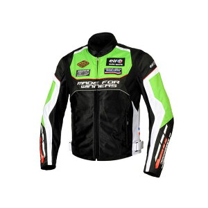 エルフ ライディングウェア 2024春夏モデル EJ-S118 エヴォルツィオーネジャケット(グリーン) サイズ LL EJ-S118