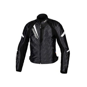 エルフ ライディングウェア 2024春夏モデル EJ-S113 スフィーダジャケット(ブラック&ホワイト) サイズ 3L EJ-S113