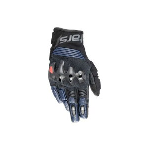 ApCX^[Y HALO LEATHER GLOVESi7109 DARK BLUE BLACKj TCY L 3504822