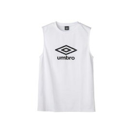 umbro UUUXJA66 ノ－スリ－ブプラシャツ（ホワイト） サイズ：M UUUXJA66 アンブロ アウトドア用ウェア キャンプ