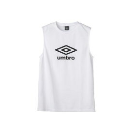 umbro UUUXJA66 ノ－スリ－ブプラシャツ（ホワイト） サイズ：L UUUXJA66 アンブロ アウトドア用ウェア キャンプ