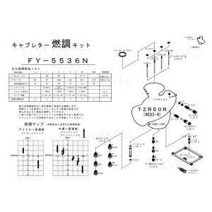 L[X^[ RLbg TZR50Ri4EU3-4jpLu^[ I[o[z[ZbeBOp[cZbg TZR50R FY-5536N