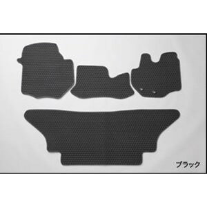 Revier フロアマット プレミアムラバー ブラック ハイエース 200系 標準