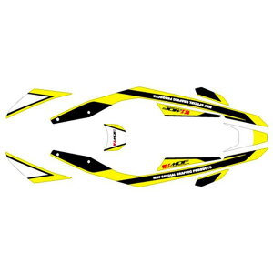 �y���[�J�[�����z�G���f�B�[�G�t V-Strom250SX�i2023�`�j�O���t�B�b�N�L�b�g �A�^�b�J�[���f���i�ԑ̐F�u���b�N�p�C�G���[�j V-Strom250SX �^�C�v �t�����g�g�b�v�p�[�c M23VSX25-A-YE-FT