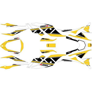 【メーカー直送】エムディーエフ YZF-R25(2019〜)グラフィックキット ストロボモデル(パンプキンイエロー) YZF-R25 タイプ コンプリートセット M19R25-D-PY-ALL