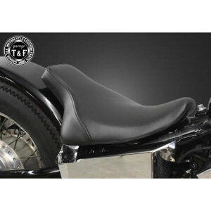 ガレージT&F スティード400 フラットフェンダー専用 シングルシート スムース(ブラック) STEED400 ・608100