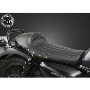 ガレージT&F GB350 スタッド付きカフェシートバーチカル(ブラック) GB350 ・606118