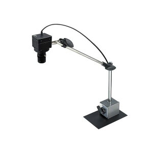 ホーザン L-KIT842 マイクロスコープ PC用 コンパクトアーム(自立)タイプ 24〜115倍 リング照明付 L-KIT842