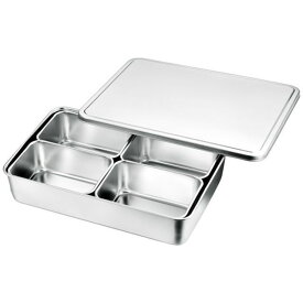 赤川器物製作所 66840 中型調味料入バット 4ヶ入 田型 66840