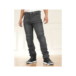 コミネ 2025春夏モデル WJ-7325R エニグマライトプロテクトジーンズ(デニム ブラック) サイズ XL/34 ・07-7325