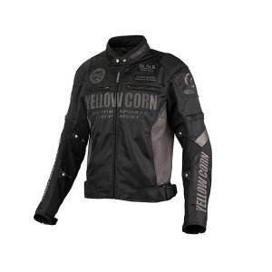 イエローコーン 2025春夏モデル YB-5102 ジャケット(ブラック/ガンメタ) サイズ M YB-5102