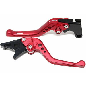 SPEEDRA アジャストレバー 3Dショート(レバー本体:マットレッド) CBR1000RR-R CBR1000RR-R SP アジャスター マットシルバー LVFM084RD-SR