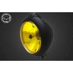 ガレージT&F シャドウスラッシャー400 5.75インチユニティタイプヘッドライト+ステーSET(タイプA) シャドウスラッシャー400 タイプ オールメッキ・クリアー ・4022215