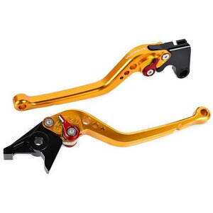 SPEEDRA アジャストレバー スタンダードロング(レバー本体カラー:ゴールド) XMAX250 アジャスターカラー レッド LVBG091GD-RD