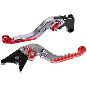 SPEEDRA アジャストレバー 可倒延長式(レバー本体カラー:マットチタン) XMAX250 アジャスターカラー マットチタン エクステンションカラー マットブラック LVGM091TM-TMBK