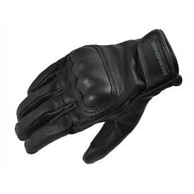 コミネ GK-252 プロテクトゴートレザーグローブ（ブラック） サイズ L ・06-252