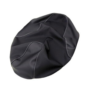 アルバ 日本製シートカバー/アクシスZ125 2022-2024 SEJ6J【滑りにくい生地/ブラック/ステッチ白】(張替) アクシスZ125 YCH5769-C460C15S20