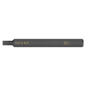 ���F�� 018140 �C���p�N�g�h���C�o�[�p �}�C�i�X�r�b�g 1/4HEX ��[�T�C�Y0.8×4.0 �S��70mm �E018140