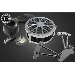 ガレージT&F スティード400 ラグジュアリーフラワー&プッシュロッドカバーSET(メッキ) スティード400 VLX/VCL/VSE/VLS ・7081222