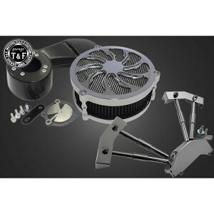 ガレージT&F スティード400 ラグジュアリータイフーン&プッシュロッドカバーSET(メッキ) スティード400 VLX/VCL/VSE/VLS ・7081223