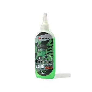 �R�[�P�� VX500 BRAKE FLUID DOT4 200ml�i�O���[���j �ėp KOK-7007-GR