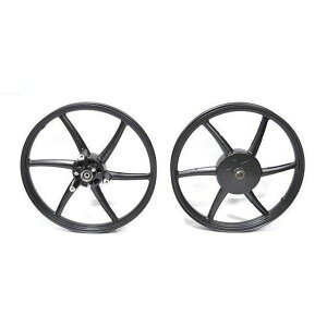 KN��� RCB �����z�C�[���O��Z�b�g�iSPORT RIM522�jAEROX125�A155/NVX155�i�u���b�N�j AEROX125/155 NVX155 01S0460H-KN
