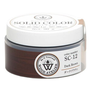 �a�M�y�C���g ��800832 Wood Atelier �\���b�h�J���[ SC-12 90g�i�_�[�N�u���E���j�j ��800832
