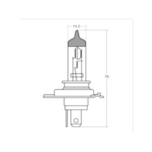 �y���[�J�[�����z�t�B���b�v�X HS1 12V35/35W�i�N���A�j �w�b�h���C�g��