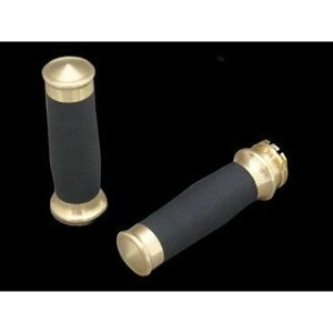 キジマ メトラグリップ ローレットタイプ ハーレー カラー ブラス HD-04787