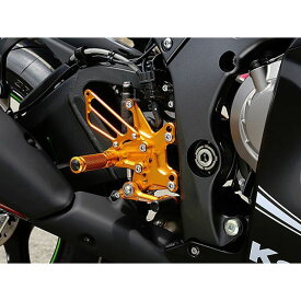 BABYFACE バックステップキット カラー：ゴールド 002-K028GD ベビーフェイス バックステップ関連パーツ バイク ニンジャZX-10R