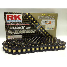 rk-japan ストリート用チェーン BL530X-XW（ブラック） リンク数：100L BL530XXW100L アールケー・ジャパン チェーン関連パーツ バイク 汎用