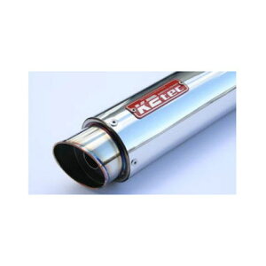 ケイツーテック GPスタイル STDサイレンサー M1 60.5/P60(ステンレス/SUS304) 汎用 タイプ バンド止めタイプ 外径 φ100 筒長 420mm gpsm1-42s6b6