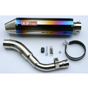 ケイツーテック XR250 K-Dirt「ケイ・ダート」チタンスリップオンマフラー XR250 仕様 モタードタイプ 付属 極小バッフル xr-moti