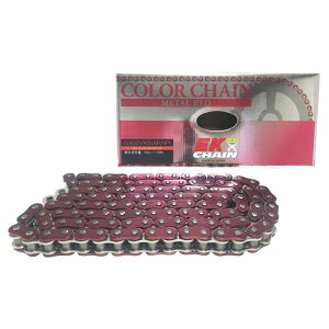 江沼チェーン NXリングチェーン 530ZV-X3 MLJ 汎用 カラー メタルレッド リンク数 80L