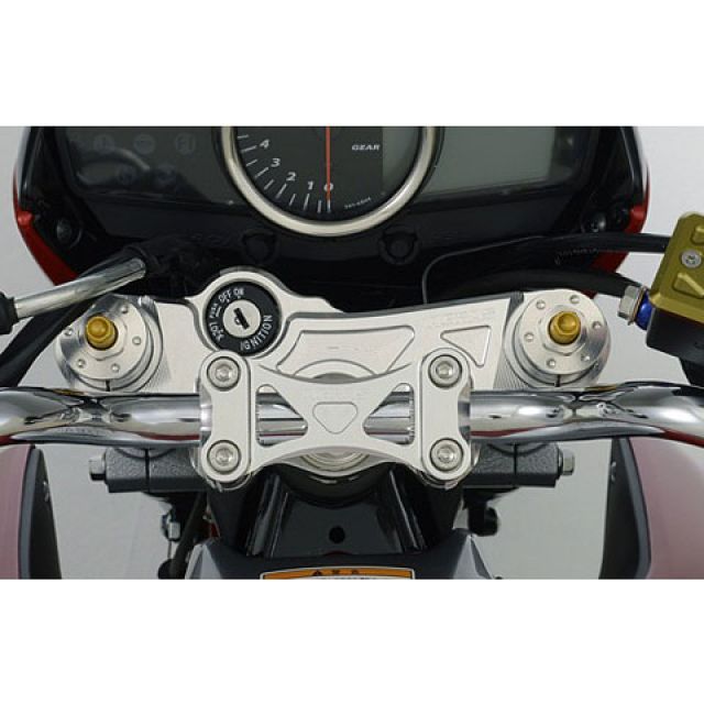 正規品／AGRAS GSR250 GSR400 ハンドル関連パーツ トップブリッジ ハンドルSET ブリッジタイプ アグラス バイク  モトメガネ 