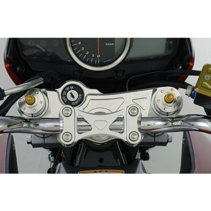 正規品／AGRAS GSR250 GSR400 ハンドル関連パーツ トップブリッジ ハンドルSET ブリッジタイプ アグラス バイク  モトメガネ 