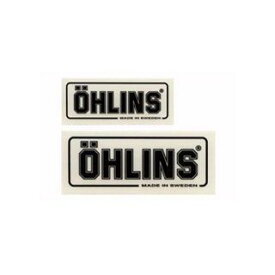 OHLINS クリアステッカー カラー：黒 サイズ：W75mm×H30mm ・0191-01 オーリンズ ステッカー 日用品