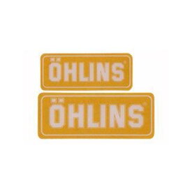 OHLINS テクノセルステッカー 白（W75mm×H28mm） ・1185-02 オーリンズ ステッカー 日用品
