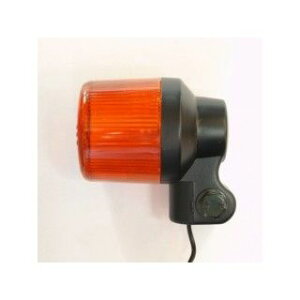 シージーシー 500型(丸)Wコードウィンカーランプ 汎用 ボディカラー ブラック レンズカラー アンバー 60103