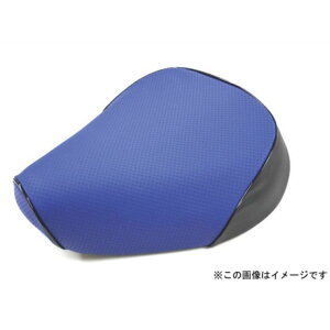 グロンドマン レッツ(CA1PA/給油口タンク中仕様) 国産シートカバー エンボスブルー レッツ タイプ 張替 仕様 黒パイピング GH25SC260P10
